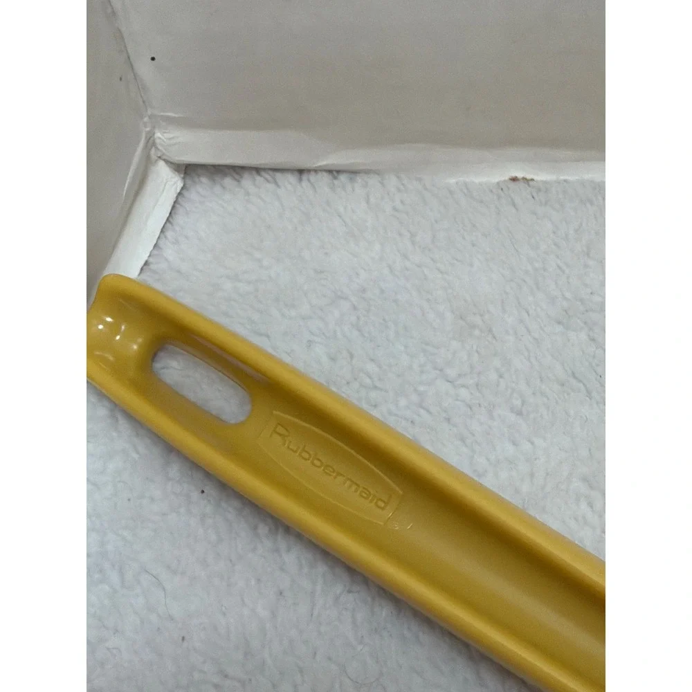 Rare VTG MCM 70s Rubbermaid Party Plan Toilet Brush Holder Set Harvest Gold